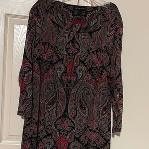 Elegant Paisley Print blouse